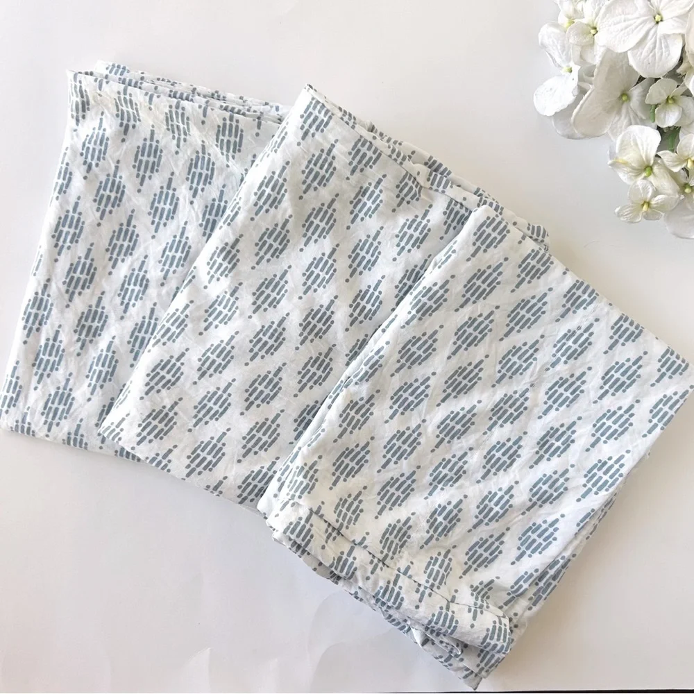 3/$20 Deal 3 Piece Blue & White print Pillowcase Set